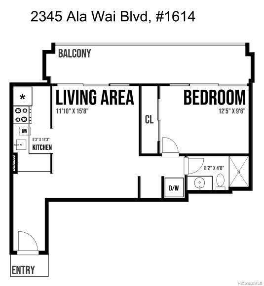 2345 Ala Wai Boulevard, Honolulu, HI, 96815 Fairway Villa , Unit 1614 